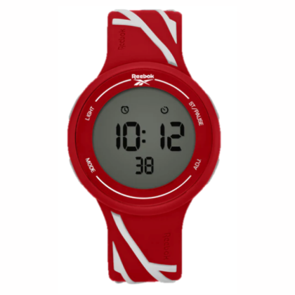 Reebok Elements RV-ELE-U9-PRIR-WR Red Silicone Watchstrap Digital Unisex Watch